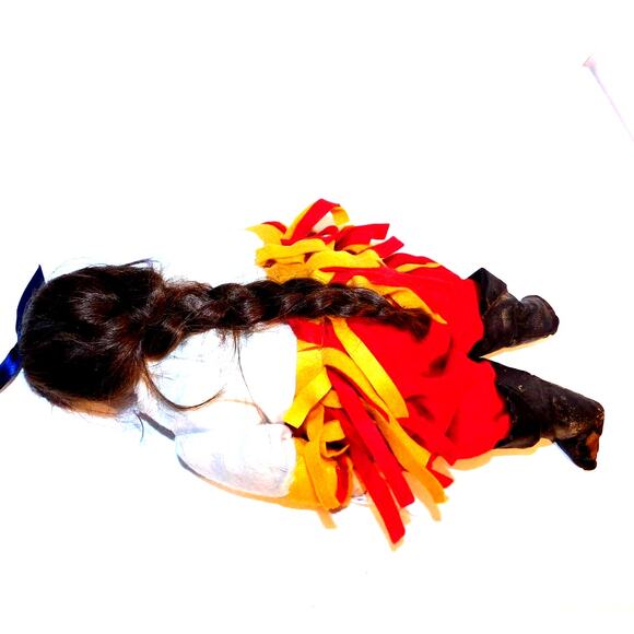 12" 30's Vintage Very Old Very Cool! Puss N Boots Primitive Doll - Picture 4 of 11